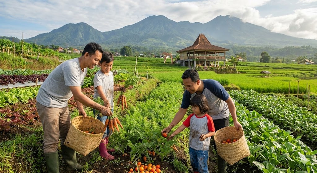 Desa Wisata Pujon Kidul: Panen Sayur Organik Langsung dari Kebun